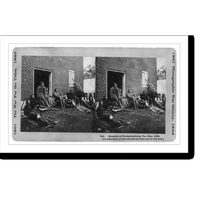 Historic Print, Hospital at Fredericksburg, Va., May 1864, 16" x 20