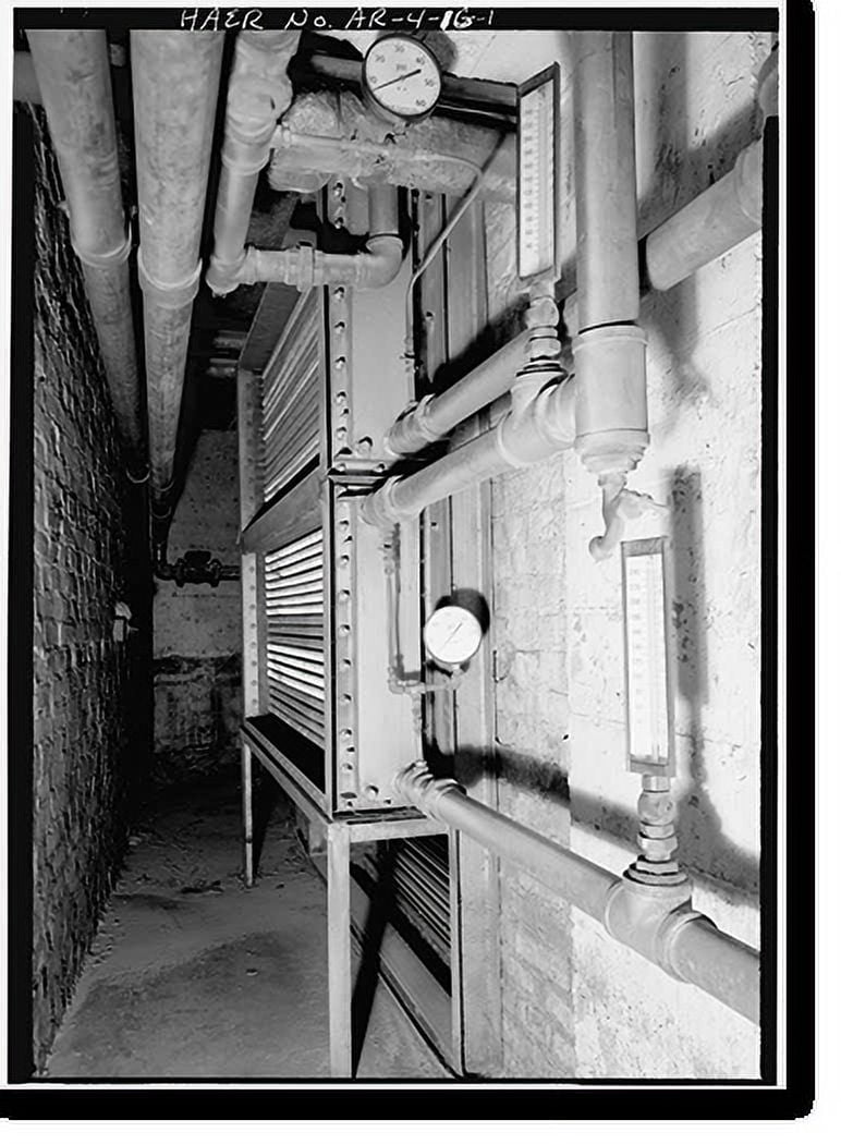 Historic Print, Hot Springs National Park, Bathhouse Row, Buckstaff
