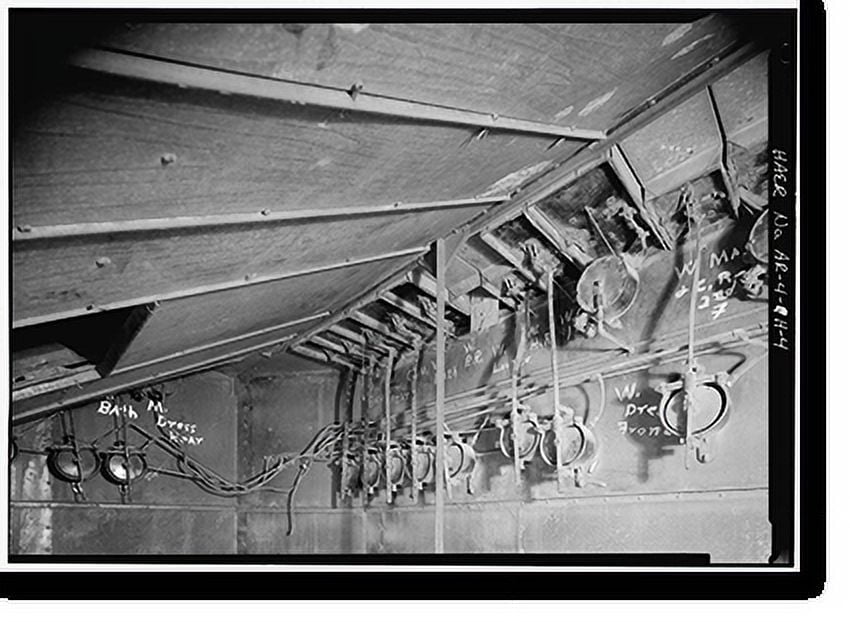 Historic Print, Hot Springs National Park, Bathhouse Row, Lamar