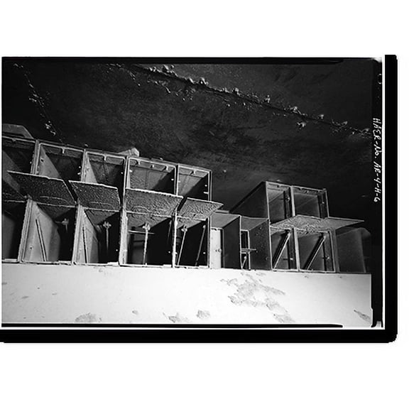 Historic Print, Hot Springs National Park, Bathhouse Row, Lamar Bathhouse: Mechanical & Piping Systems, State Highway 7, 1 mile north of U.S. Highway 70, Hot Springs, Garland County, AR - 6, 16" x 20"