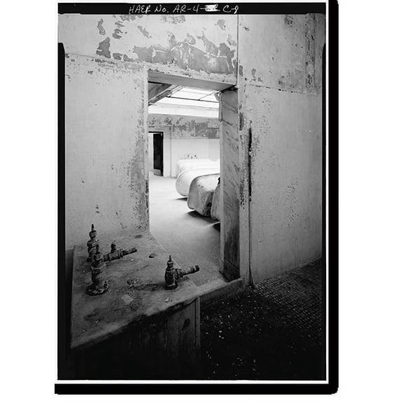 Historic Print, Hot Springs National Park Bathhouse Row, Maurice Bathhouse: Mechanical & Piping Systems, State Highway 7, 1 mile north of U.S. Highway 70, Hot Springs, Garland County, A…16" x 20"