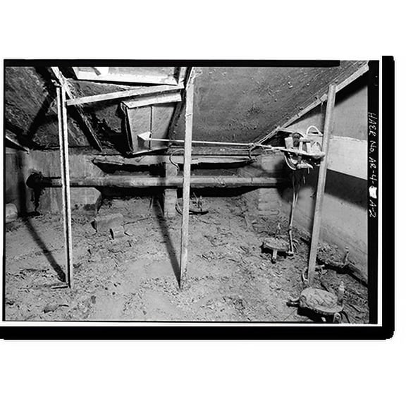 Historic Print, Hot Springs National Park, Bathhouse Row, Superior Bathhouse: Mechanical & Piping Systems, State Highway 7, 1 mile north of U.S. Highway 70, Hot Springs, Garland County,…16" x 20"