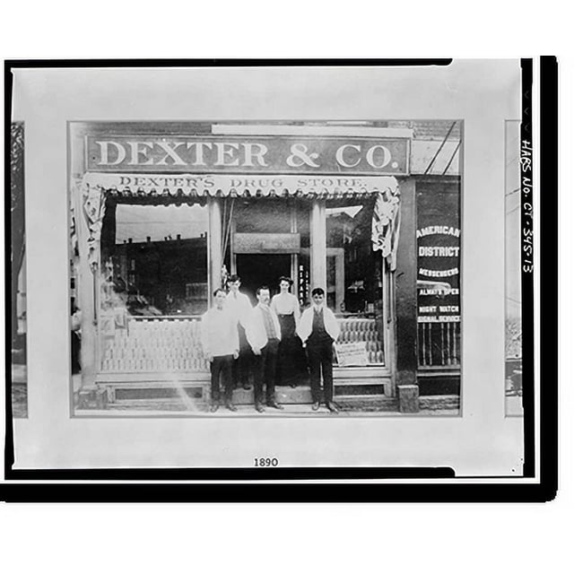 Historic Print, Hotchkiss Block (Irving Block), 11 East Main Street, Waterbury, New Haven County