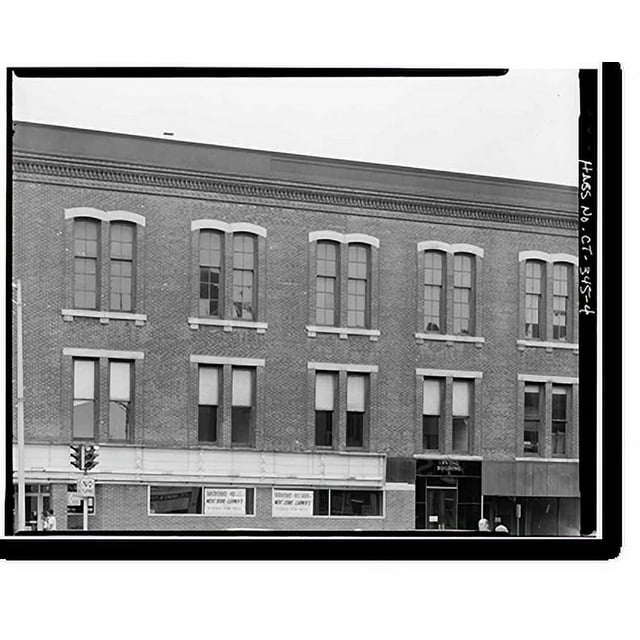 Historic Print, Hotchkiss Block (Irving Block), 11 East Main Street