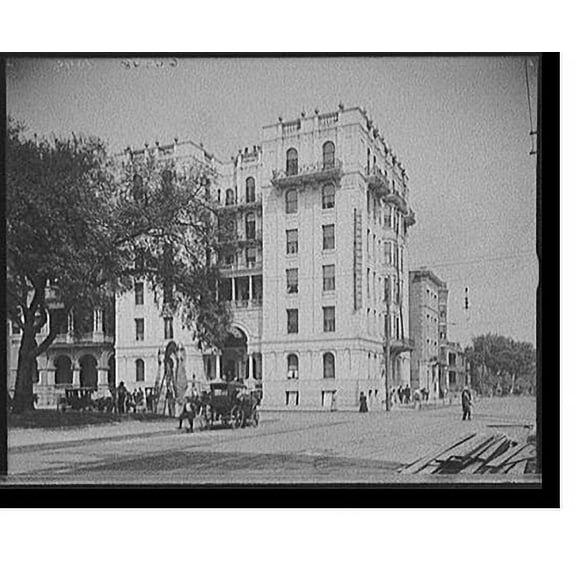 Historic Print, [Hotel Bienville, Mobile, Alabama], 16" x 20"
