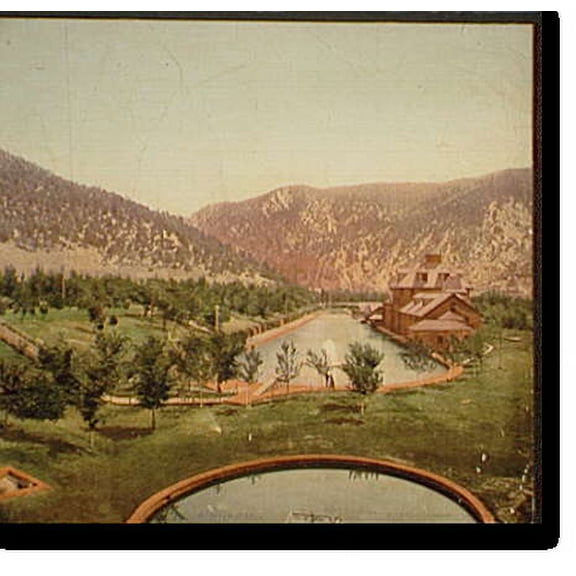 Historic Print, Hotel Colorada [i.e. Colorado], Glenwood Springs, Col. - 3, 18" x 24"