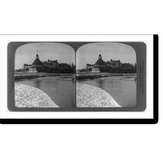 Historic Print, Hotel Coronado, Coronado Beach, Cal., 16" x 20"