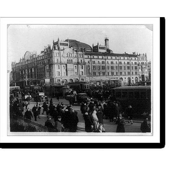 Historic Print, Hotel Metropol", Moscow, U.S.S.R", 18" x 24"