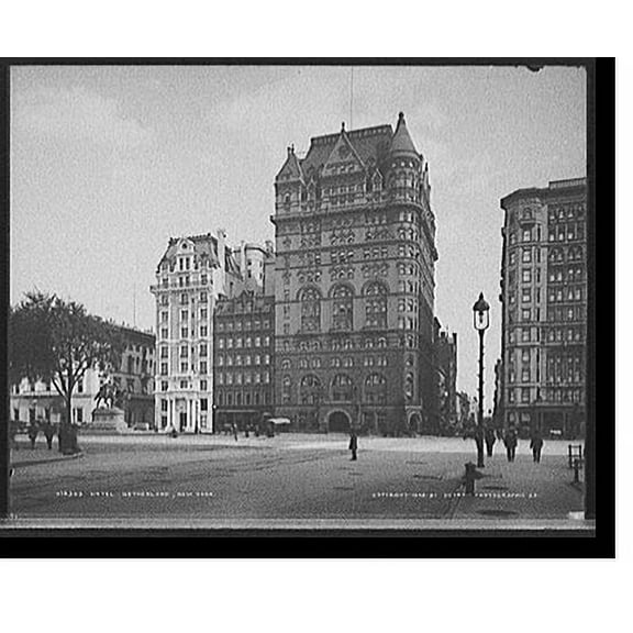 Historic Print, Hotel Netherland, New York, 18" x 24"