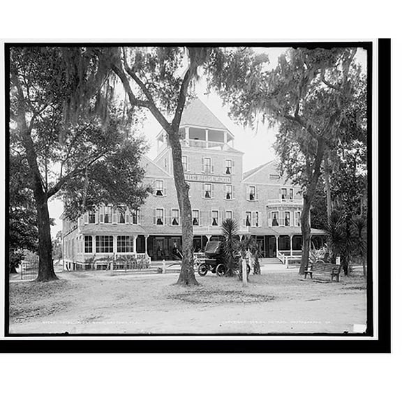 Historic Print, Hotel Ridgewood, Daytona, Fla., 16" x 20"