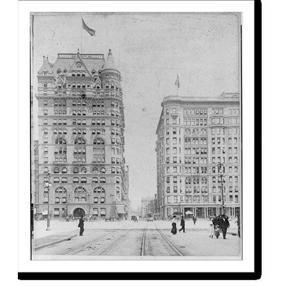 Historic Print, Hotels Netherland & Savoy, New York City, 18" x 24"