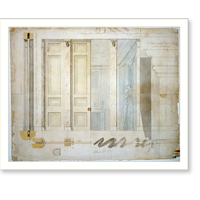 Historic Print, [House (Decatur House") for Commodore Stephen Decatur