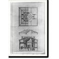 Historic Print, [House (Pope House") for John Pope, Lexington, Kentucky
