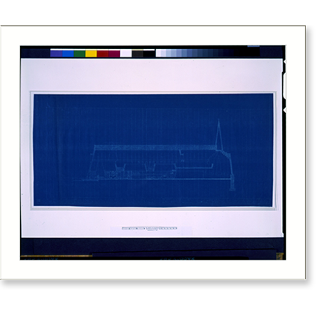 Historic Print, [House and chapel (Desert Dwelling") for Albert M