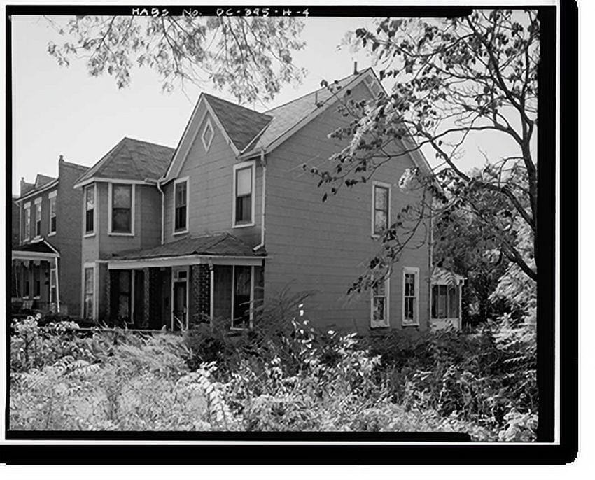 Historic Print, Howard Road Historic District, Samuel H. Lucas House No