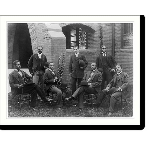 Historic Print, Howard Univ., Washington, D.C., ca. 1900 - class picture, 16" x 20"