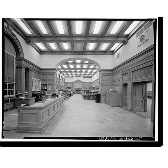 Historic Print, Howard University, Founders Library, 2400 Sixth Street Northwest, Washington, District of Columbia, DC - 25, 16" x 20"