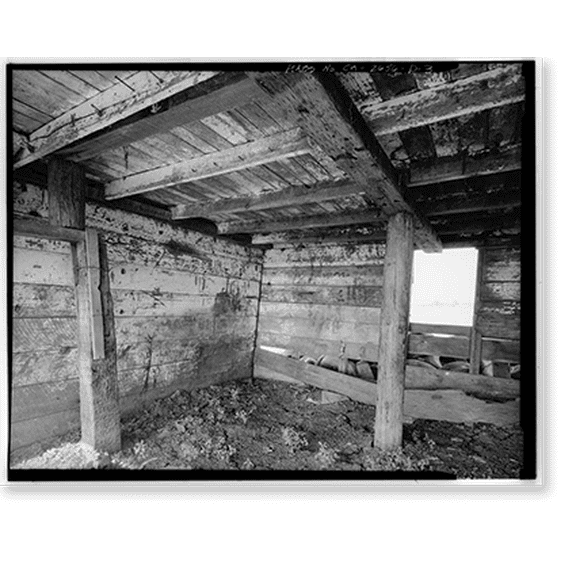 Historic Print, Hudson-Cippa-Wolf Ranch, Granary, Sorento Road, Sacramento, Sacramento County, CA - 3, 18" x 24"