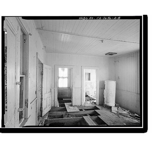 Historic Print, Hudson-Cippa-Wolf Ranch, Main House, Sorento Road, Sacramento, Sacramento County, CA - 8, 16" x 20"