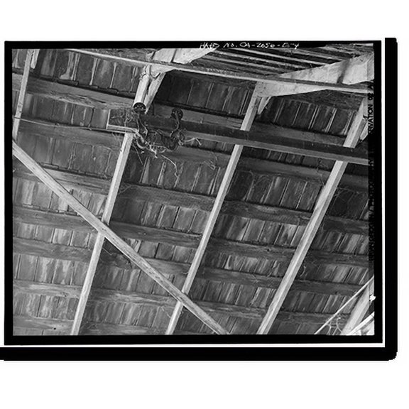 Historic Print, Hudson-Cippa-Wolf Ranch, Milk Barn, Sorento Road, Sacramento, Sacramento County, CA - 4, 18" x 24"