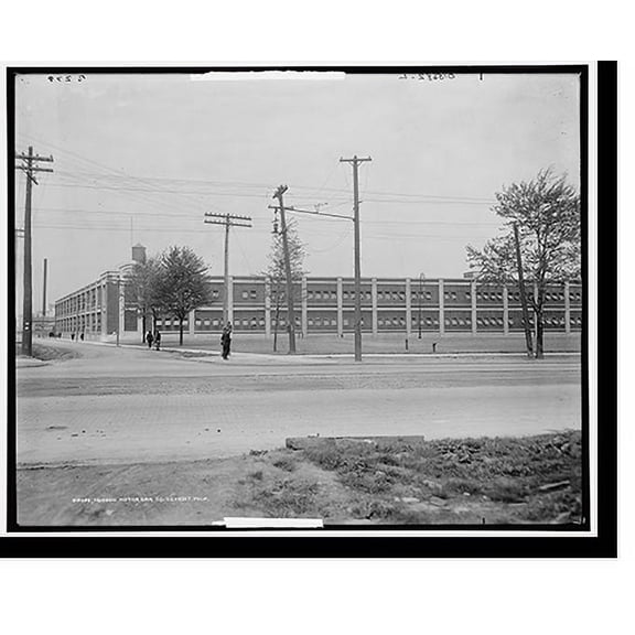 Historic Print, Hudson Motor Car Co., Detroit, Mich., 18" x 24"