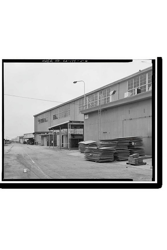 Historic Print, Hughes Aircraft Company, Cargo Building, 6775 Centinela Avenue, Los Angeles, Los Angeles County, CA - 6, 16" x 20"