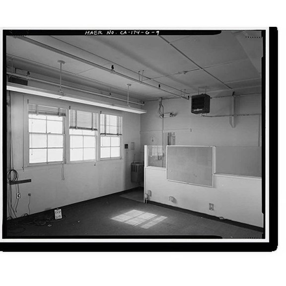 Historic Print, Hughes Aircraft Company, Garage & Maintenance Building, 6775 Centinela Avenue, Los Angeles, Los Angeles County, CA - 9, 18" x 24"