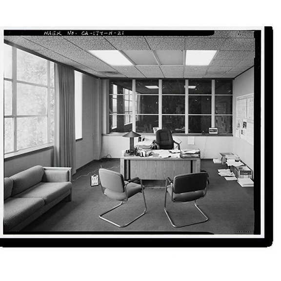 Historic Print, Hughes Aircraft Company, Radar Building, 6775 Centinela Avenue, Los Angeles, Los Angeles County, CA - 21, 16" x 20"