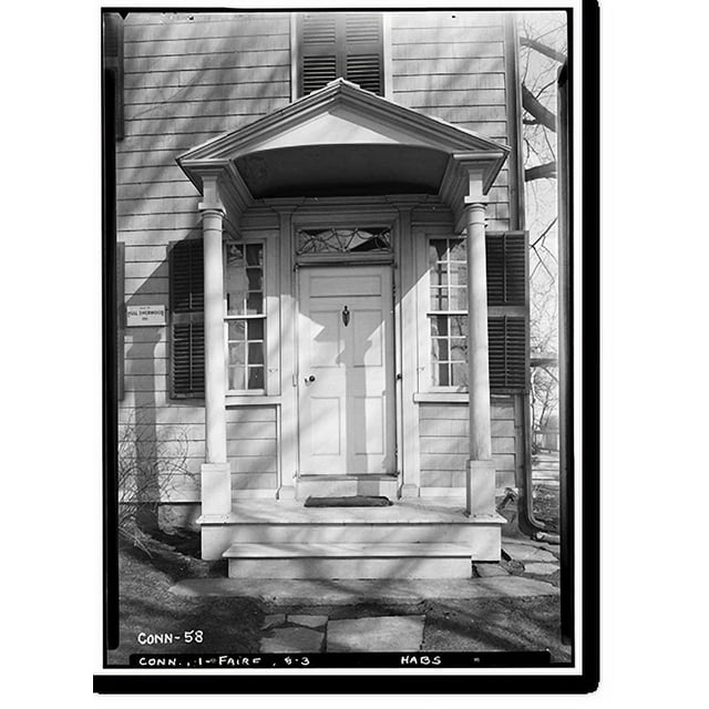 Historic Print, Hull Sherwood House, 762 Mill Hill Road, Fairfield