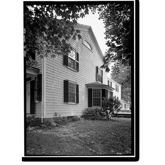 Historic Print, Hull Sherwood House, 762 Mill Hill Road, Fairfield