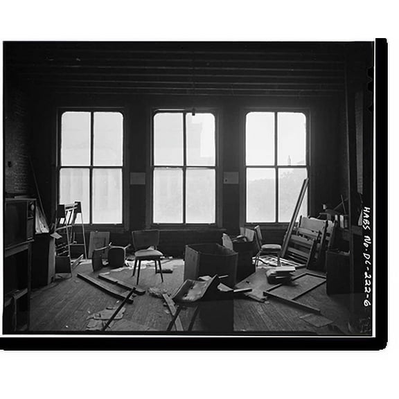 Historic Print, Hume Building, 807 Market Space Northwest, Square 408, Lot 802, Washington, District of Columbia, DC - 6, 16" x 20"