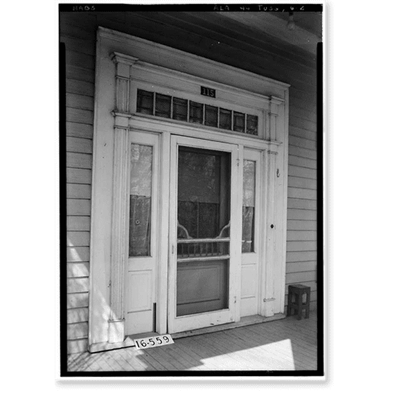 Historic Print, Hunter-Callaway House, 811 North Maple Street, Tuskegee, Macon County, AL - 2, 16" x 20"