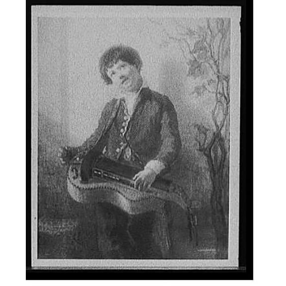 Historic Print, [Hurdy gurdy boy], 16" x 20"