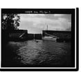 Historic Print, Hurricane Gate Structure 3, Herbert Hoover Dike on Lake