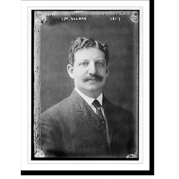 Historic Print, I.M. Ullman, portrait bust, 18" x 24"