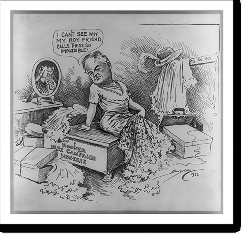 Historic Print, I can't see why my boy friend calls these so impossible