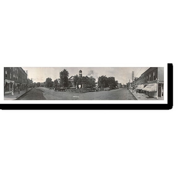 Historic Print, IA Newton 1907 PHOTO, Width 7" x Length 36"