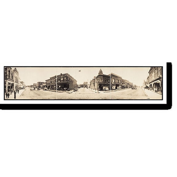 Historic Print, IA Shenandoah 1908 PHOTO, Width 7" x Length 36"