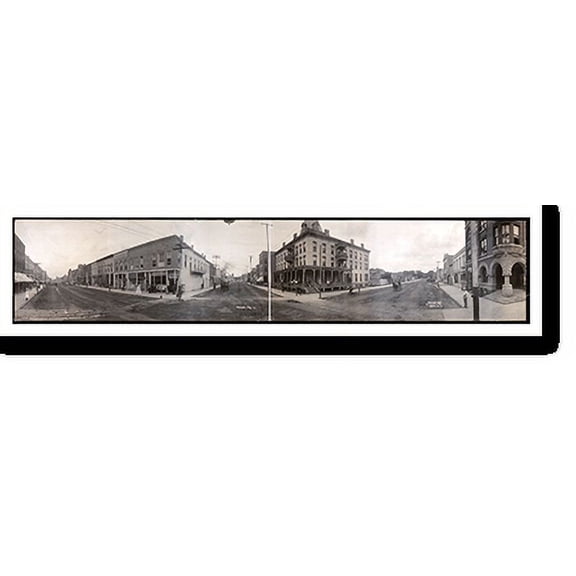 Historic Print, IA Webster City 1907 PHOTO, Width 7" x Length 36"