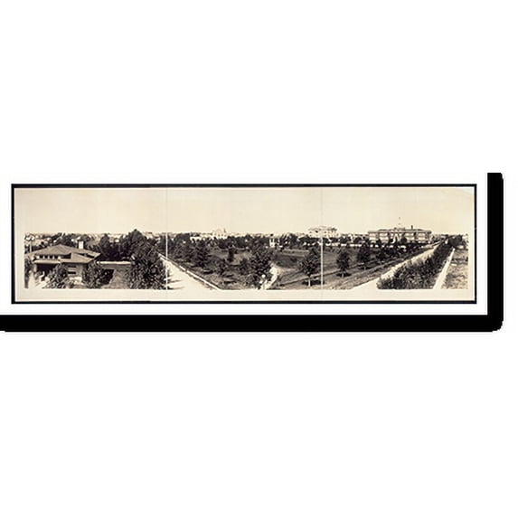 Historic Print, ID Civic Center Twin Falls 1913 PHOTO, Width 7" x Length 36"