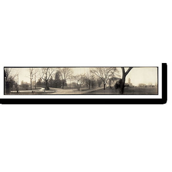 Historic Print, IN Purdue University, West Lafayette, 1910 PHOTO, Width 7" x Length 36"