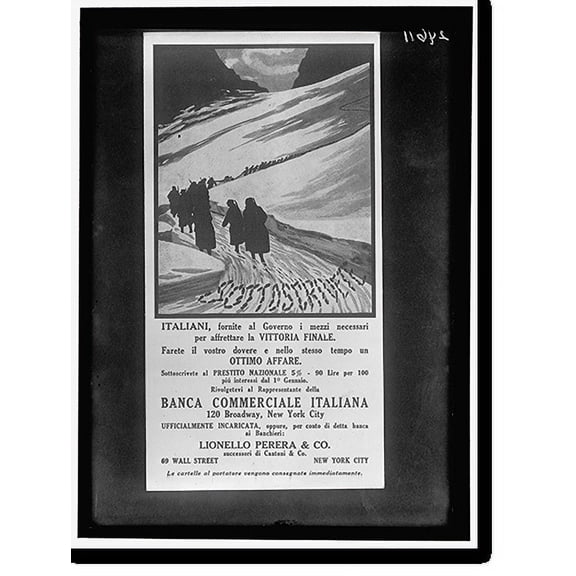 Historic Print, ITALIAN WAR POSTERS, 16" x 20"