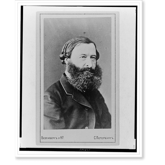 Historic Print, [IU. Fedorovich Samarin, head-and-shoulders portrait, facing right], 18" x 24"