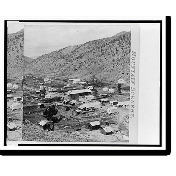 Historic Print, Idaho, Fall River, & Chicago Lakes.photographed and published by W.G. Chamberlain, Denver, Colorado., 16" x 20"