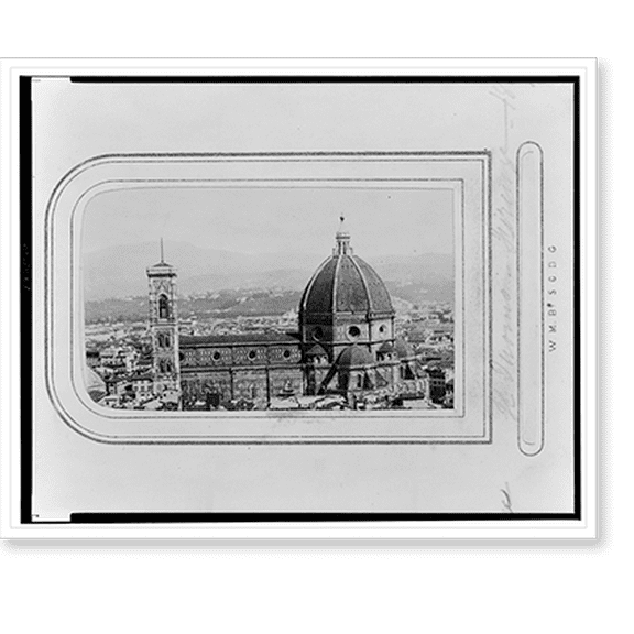 Historic Print, Il Duomo, Firenze, 18" x 24"