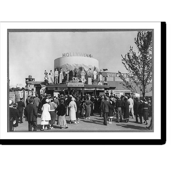 Historic Print, Illinois - Chicago, 1933 - World's Fair, 1933: Hollywood exhibit, 18" x 24"