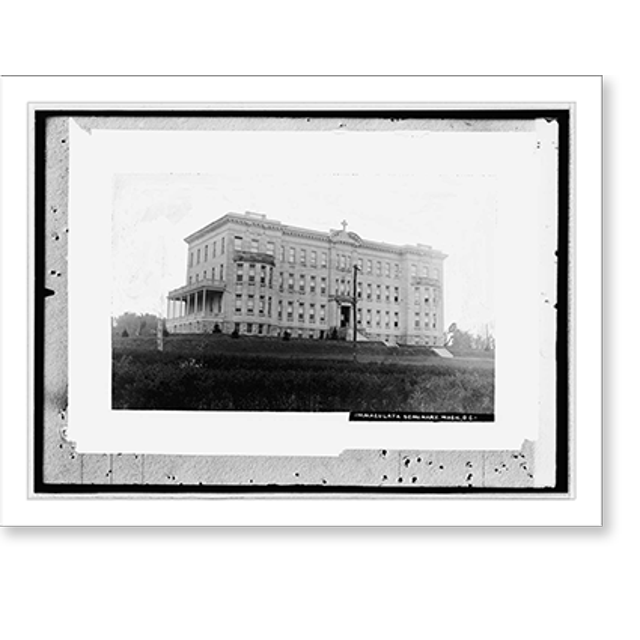 Historic Print, Immaculata Seminary, Wash., D.C., 16" x 20"