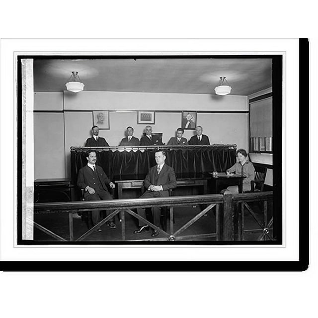 Historic Print, Immigration Court of Labor Dept., 5/10/26, 16" x 20