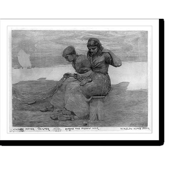 Historic Print, Improve the present hour, 16" x 20"