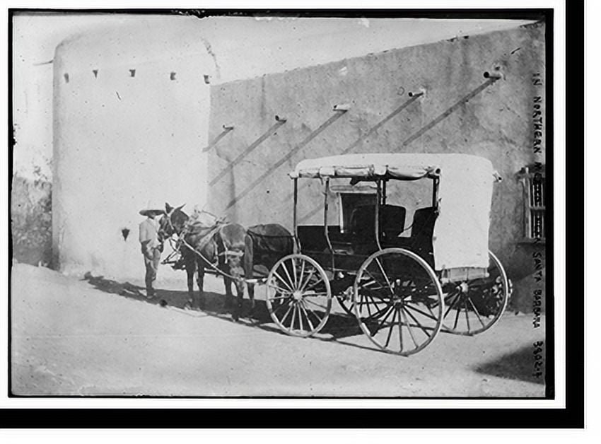 Historic Print, In Northern Mex. near Santa Barbara, 16" x 20